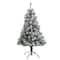 4ft. Unlit Flocked West Virginia Fir Artificial Christmas Tree